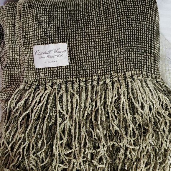 Chur Hill Weaver Other - Church Hill Weavers chenille throw blanket